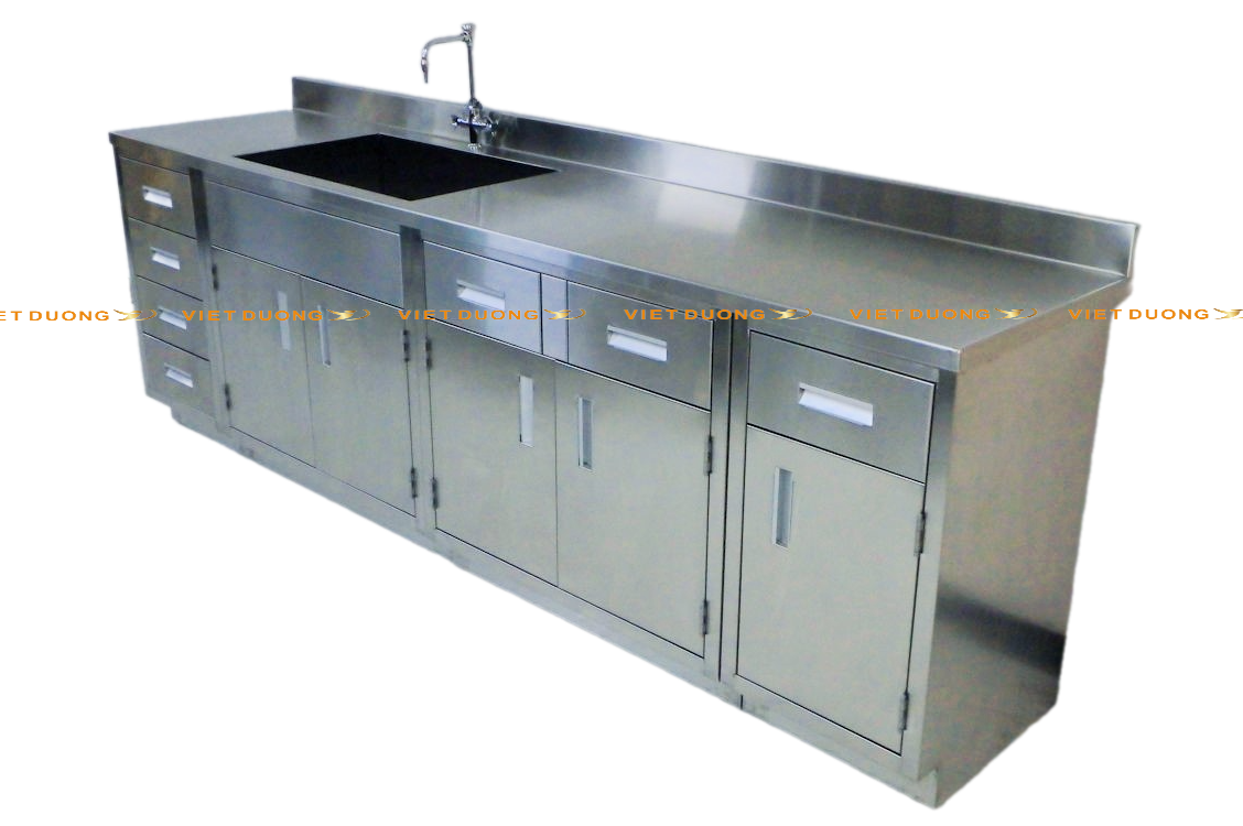 Bàn thí nghiệm inox phòng sạch, Bàn thí nghiệm inox phòng vi sinh, phòng lab